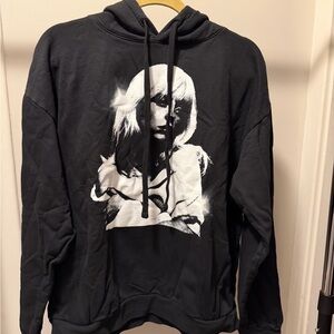 Billie Eilish Tour Hoodie - black and white
